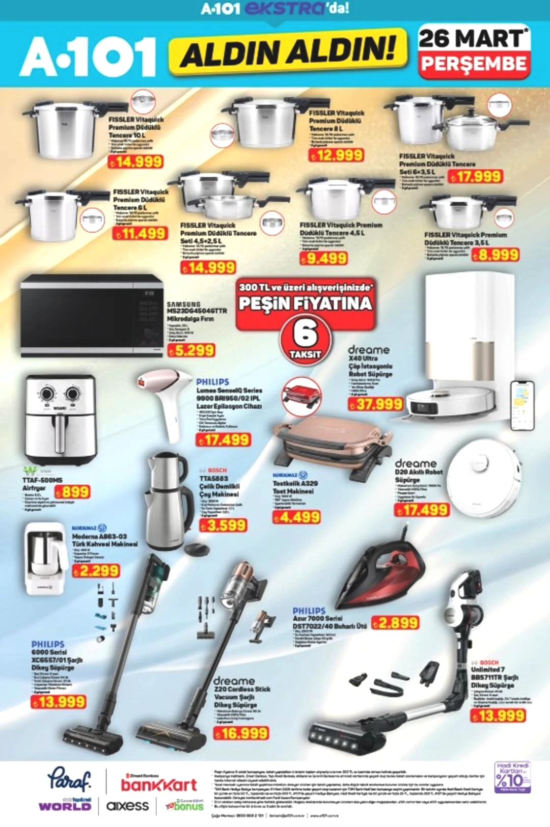 A101 e Philips dikey süpürge geliyor! 26 Mart 2026 A101 katalog yayınlandı! 10