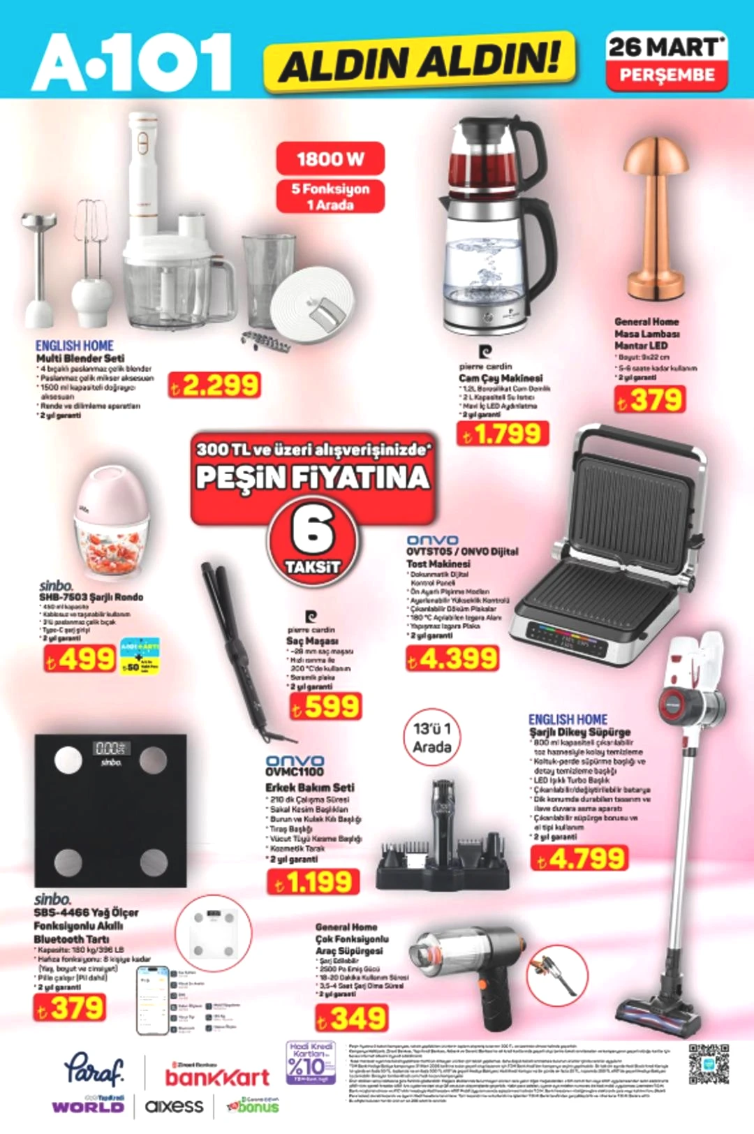 A101 e Philips dikey süpürge geliyor! 26 Mart 2026 A101 katalog yayınlandı! 9
