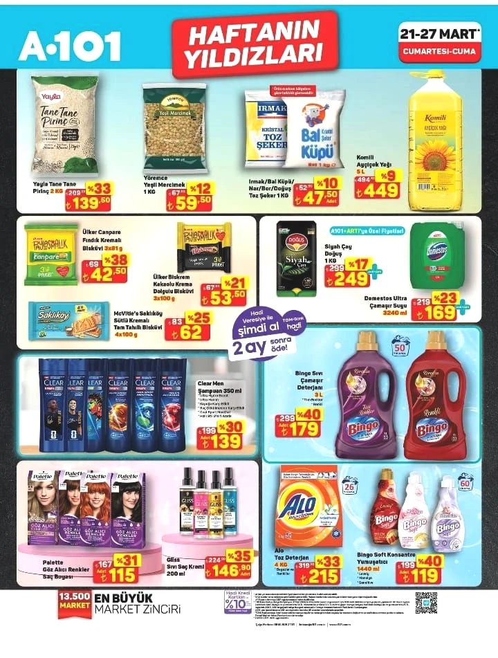 Sofraların yıldızı, cebinizin dostu: A101 21-27 Mart 2026 aktüel ürünler kataloğu yayımlandı - Sayfa 2