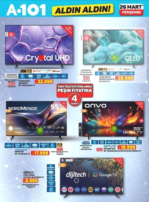 A101 AKTÜEL 26 MART PERŞEMBE KATALOĞU A101 AKTÜEL 26 MART PERŞEMBE KATALOĞU