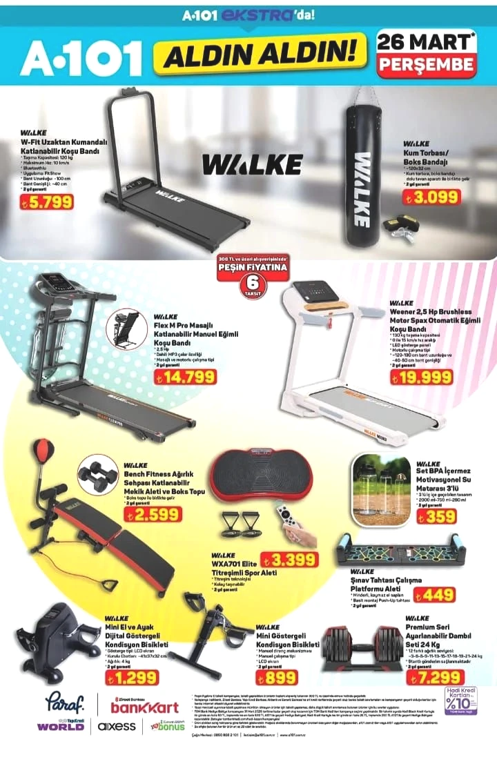 A101 26 Mart Online "Aldın Aldın" Kataloğu! Teknolojiden spor aletlerine internete özel dev kampanya - Sayfa 4