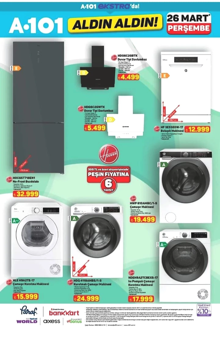 A101 26 Mart Online "Aldın Aldın" Kataloğu! Teknolojiden spor aletlerine internete özel dev kampanya - Sayfa 2