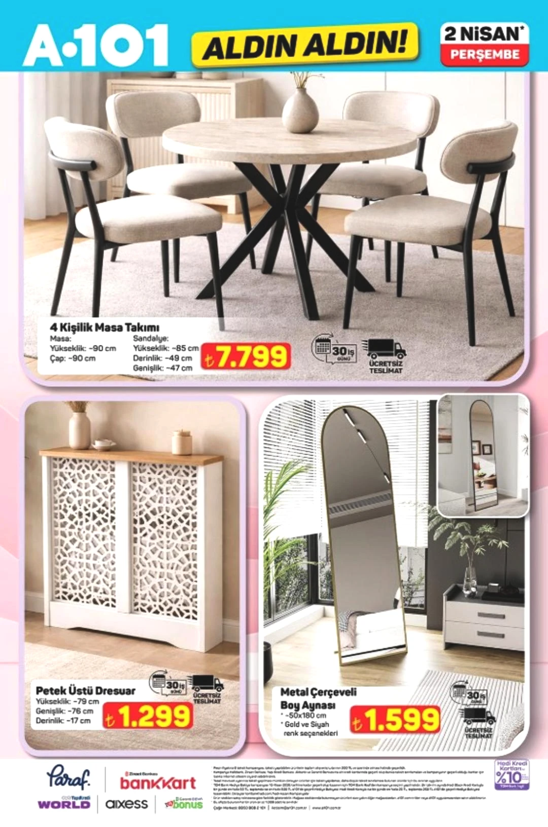 A101 e elektrikli kamyonet geliyor! 2 Nisan 2026 A101 katalog yayınlandı! 12