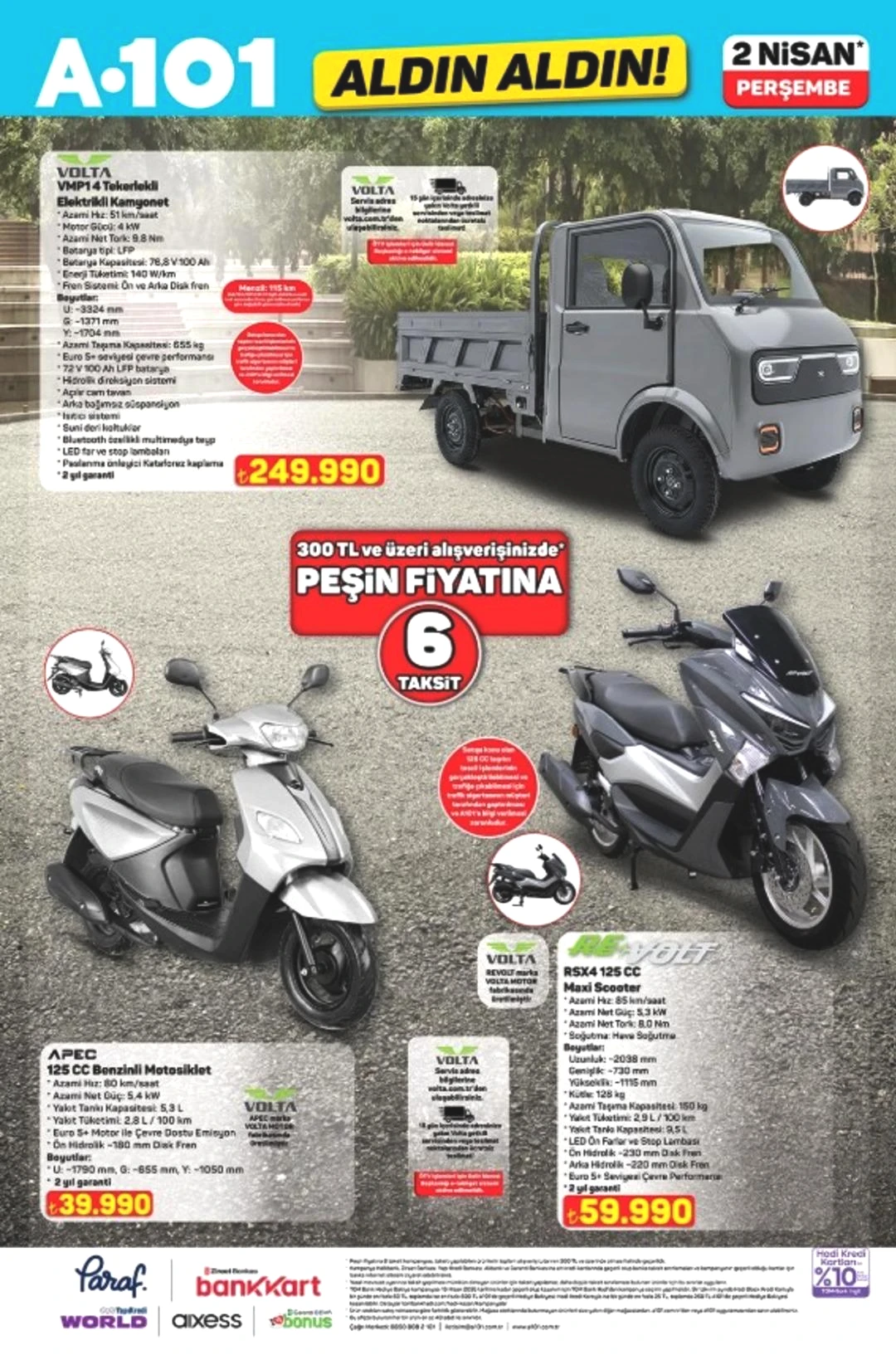 A101 e elektrikli kamyonet geliyor! 2 Nisan 2026 A101 katalog yayınlandı! 7