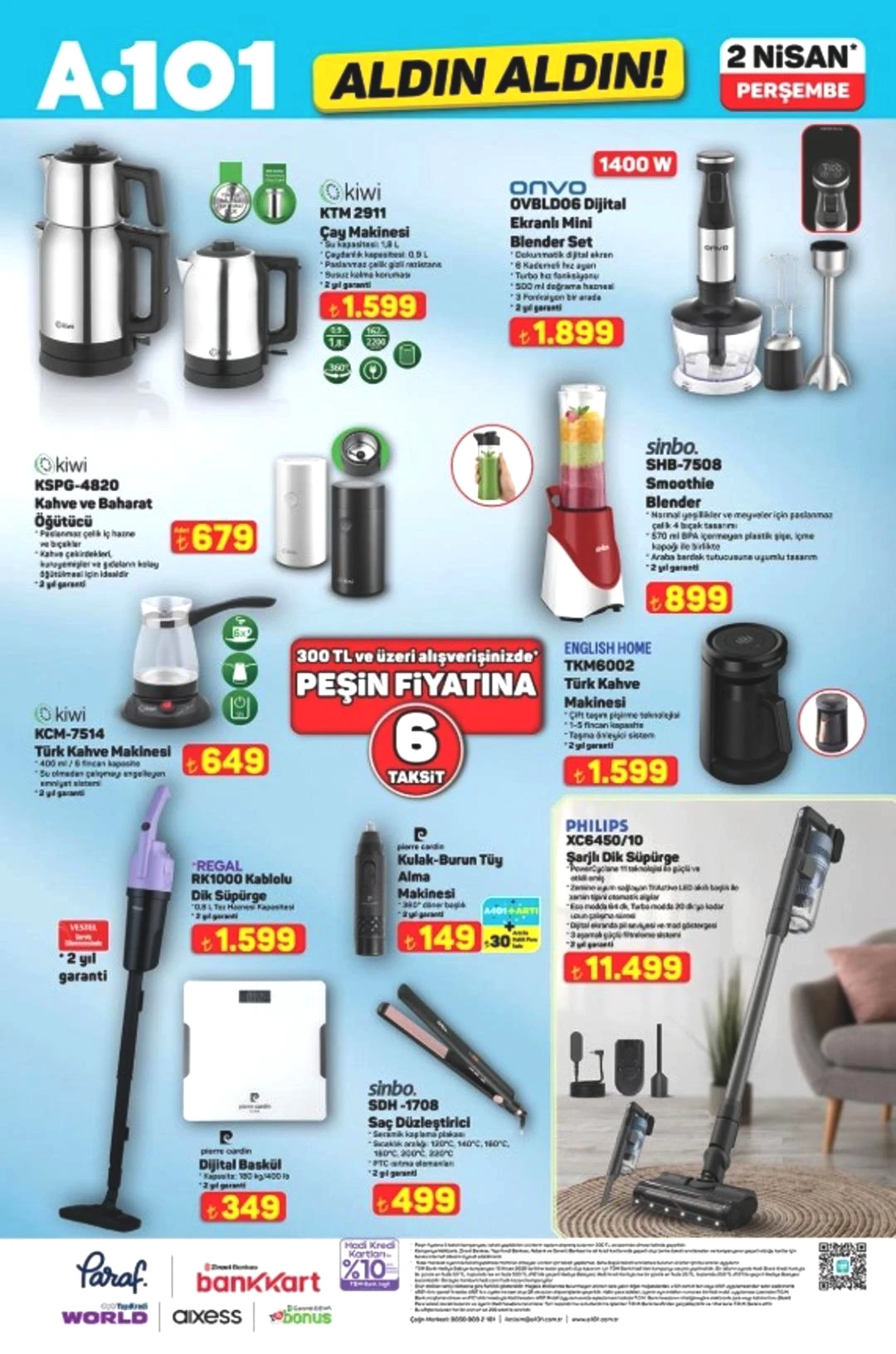 A101 e elektrikli kamyonet geliyor! 2 Nisan 2026 A101 katalog yayınlandı! 10