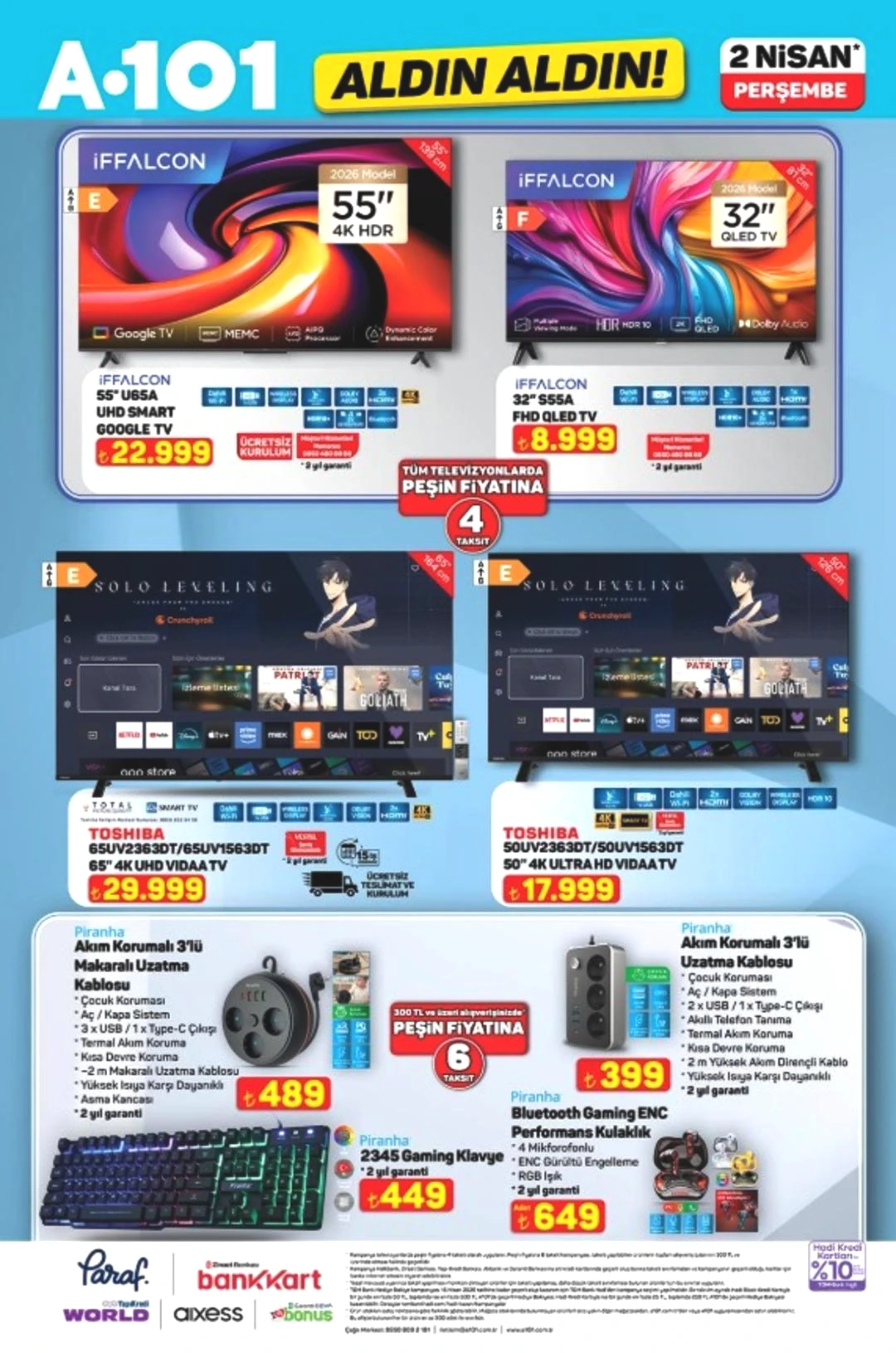 A101 e elektrikli kamyonet geliyor! 2 Nisan 2026 A101 katalog yayınlandı! 8