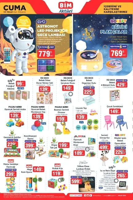 BİM AKTÜEL 3-9 NİSAN KATALOĞU: Bu hafta BİMde hangi ürünler indirimde BİM indirimli ürünler listesi aktüel kataloğu