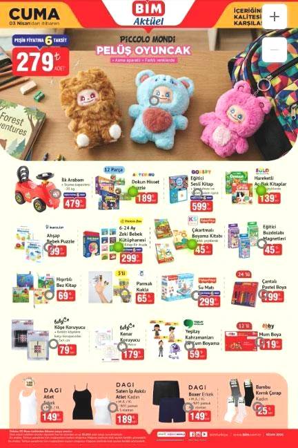 BİM AKTÜEL 3-9 NİSAN KATALOĞU: Bu hafta BİMde hangi ürünler indirimde BİM indirimli ürünler listesi aktüel kataloğu