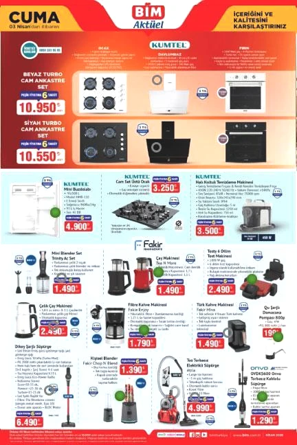 BİM AKTÜEL 3-9 NİSAN KATALOĞU: Bu hafta BİMde hangi ürünler indirimde BİM indirimli ürünler listesi aktüel kataloğu