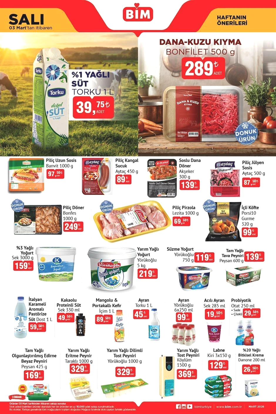 BİM 3 MART SALI AKTÜEL ÜRÜNLER