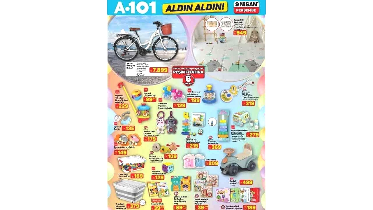 Foto - A101'in 9 Nisan 2026 Aldın Aldın aktüel kataloğu paylaşıldı! İşte A101'in Perşembe aktüel indirim kataloğu