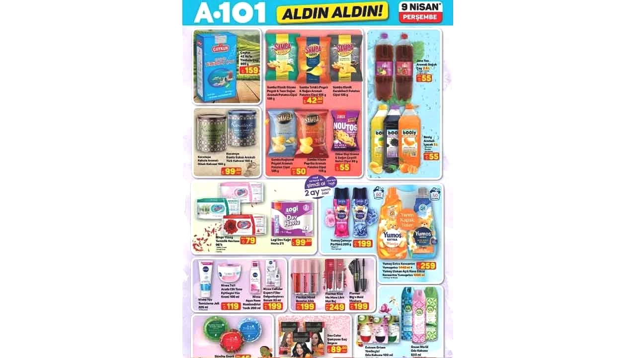 Foto - A101'in 9 Nisan 2026 Aldın Aldın aktüel kataloğu paylaşıldı! İşte A101'in Perşembe aktüel indirim kataloğu