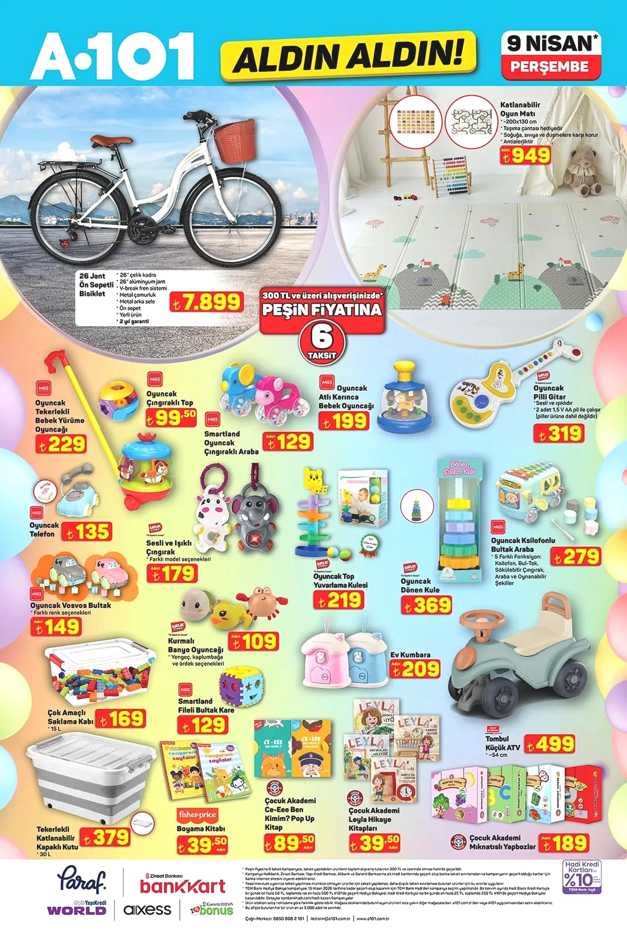 A101de bu hafta neler var? 9 Nisan A101 aktüel ürünler kataloğu