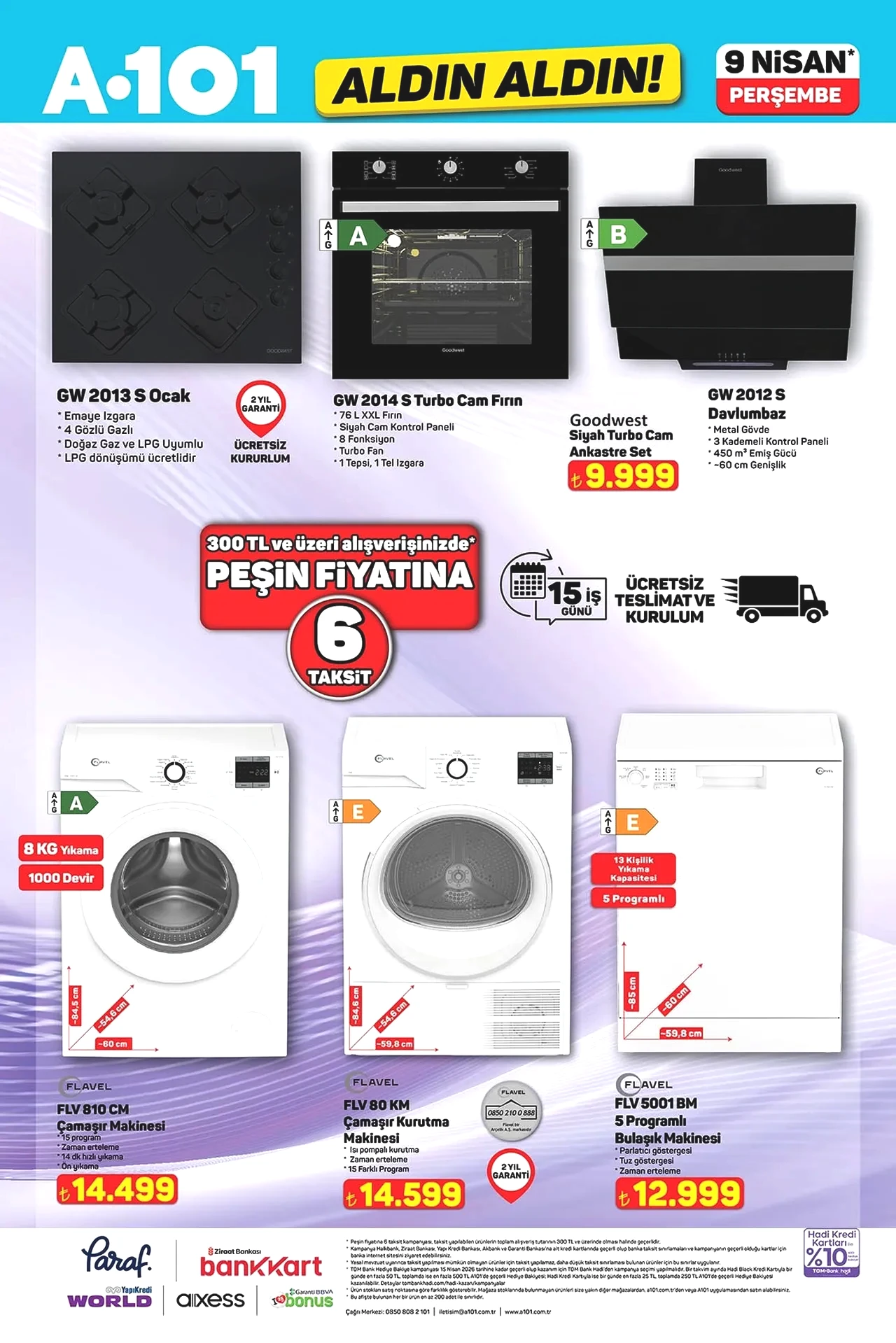 A101de bu hafta neler var? 9 Nisan A101 aktüel ürünler kataloğu