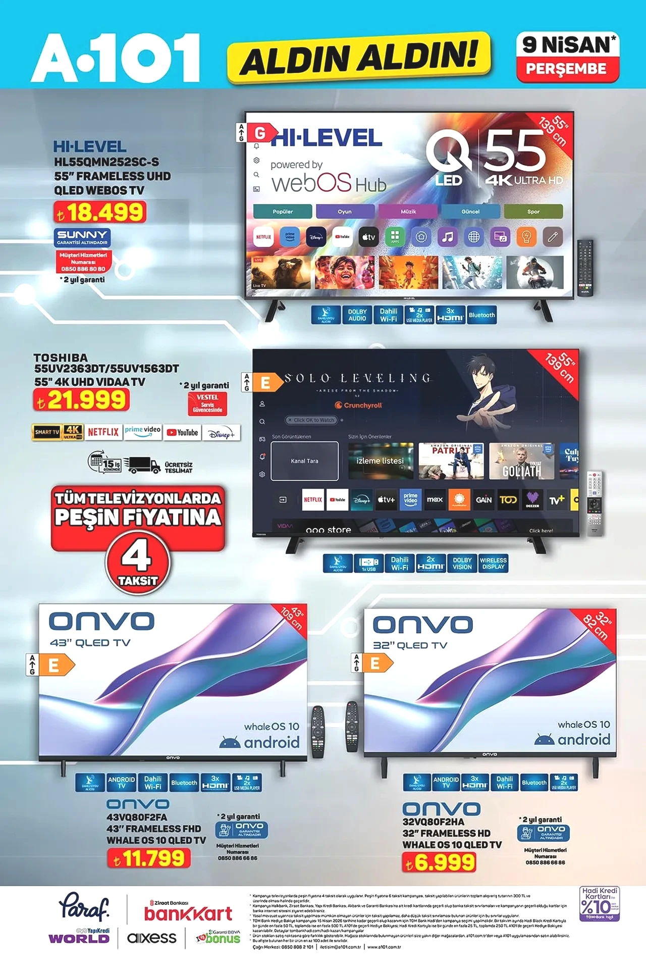 A101de bu hafta neler var? 9 Nisan A101 aktüel ürünler kataloğu