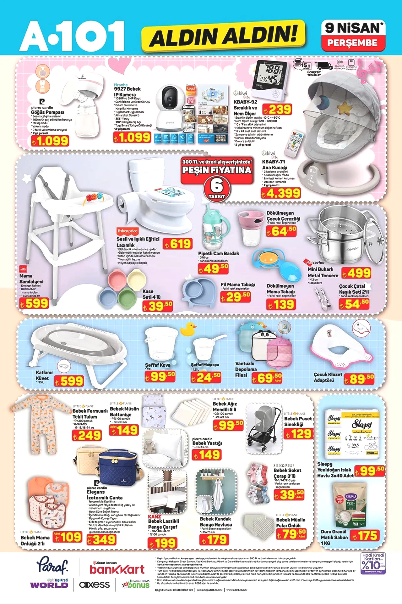 A101de bu hafta neler var? 9 Nisan A101 aktüel ürünler kataloğu