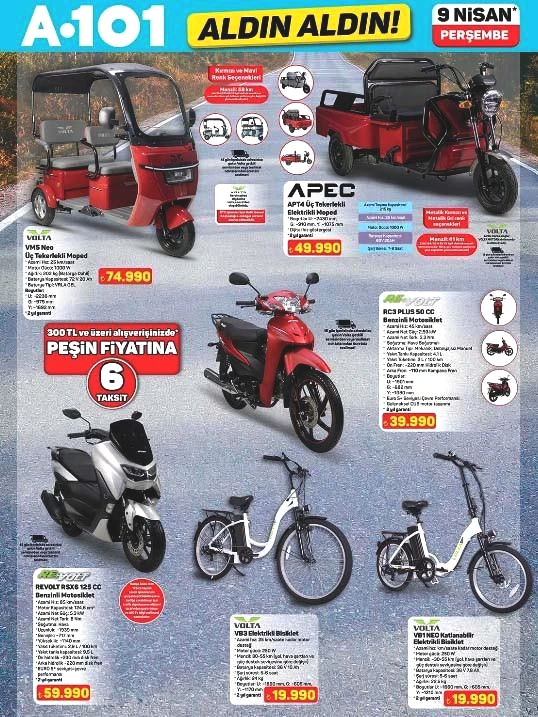 A101 9 Nisan 2026 Aktüel Fiyat Listesi