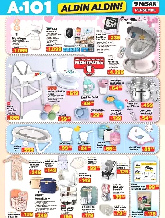 A101 9 Nisan 2026 Aktüel Fiyat Listesi