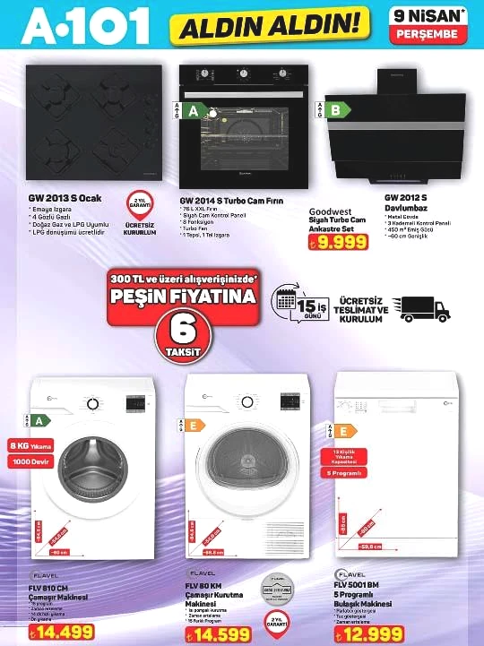 A101 9 Nisan 2026 Aktüel Fiyat Listesi