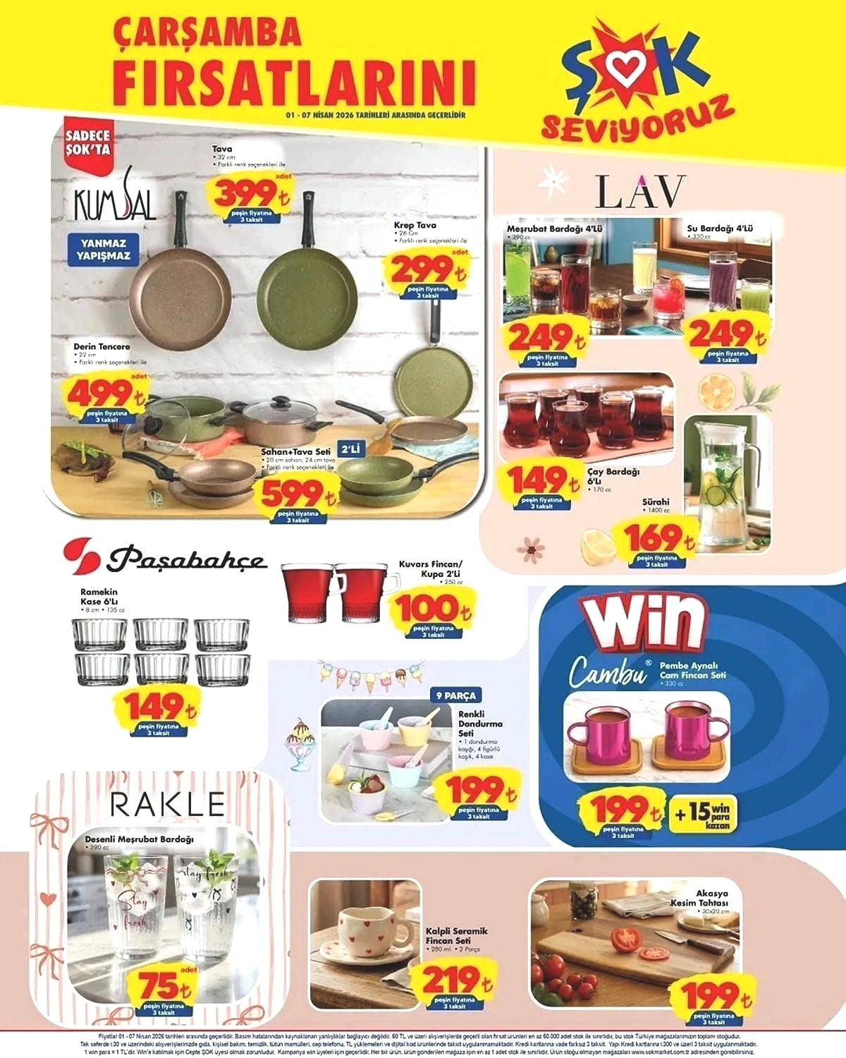 1-7 NİSAN ŞOK AKTÜEL İNDİRİMLERİ