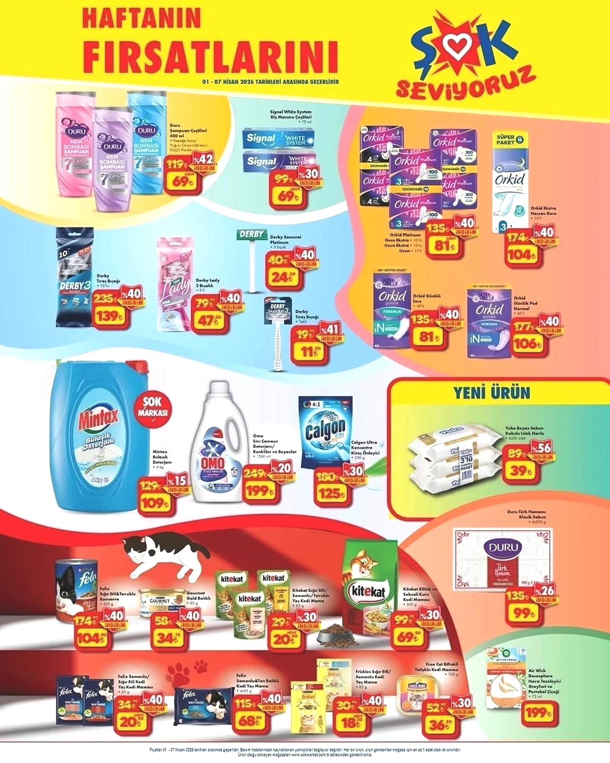 1-7 NİSAN ŞOK AKTÜEL İNDİRİMLERİ