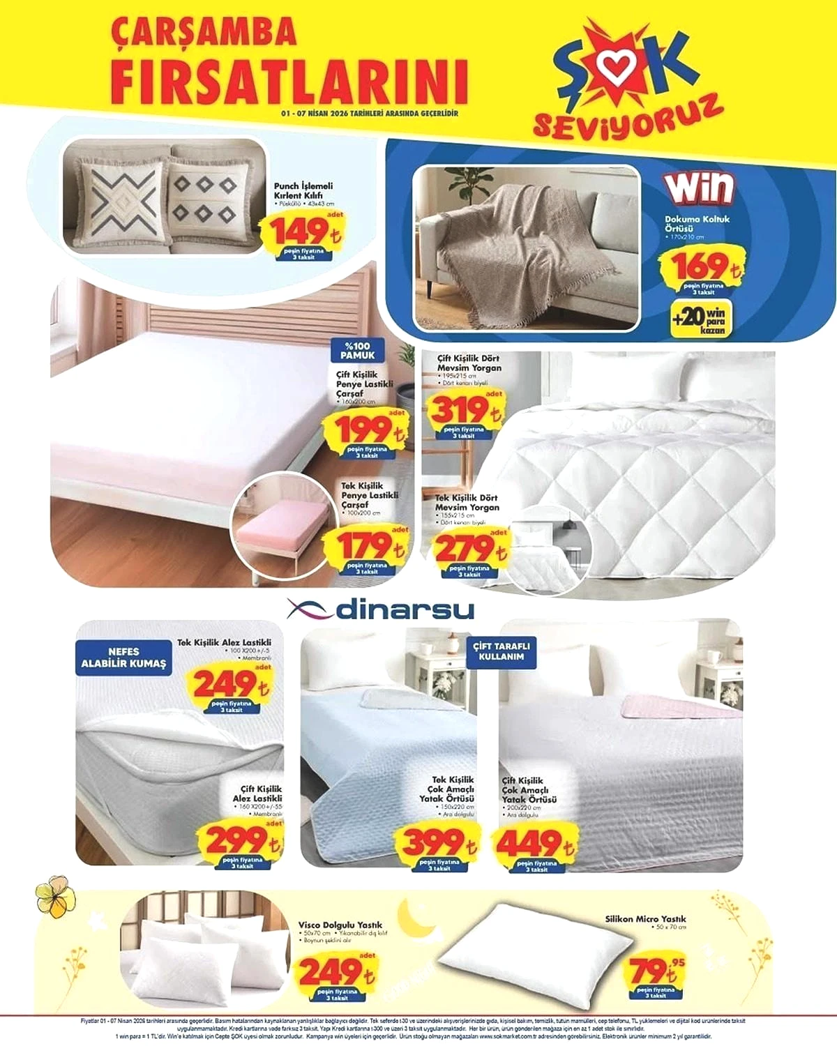 1-7 NİSAN ŞOK AKTÜEL İNDİRİMLERİ