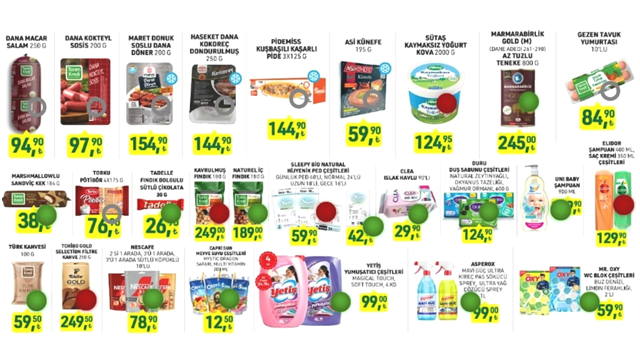 Foto - İşte indirimli ürünler! KOOP Market’ten hafta sonuna özel fırsat