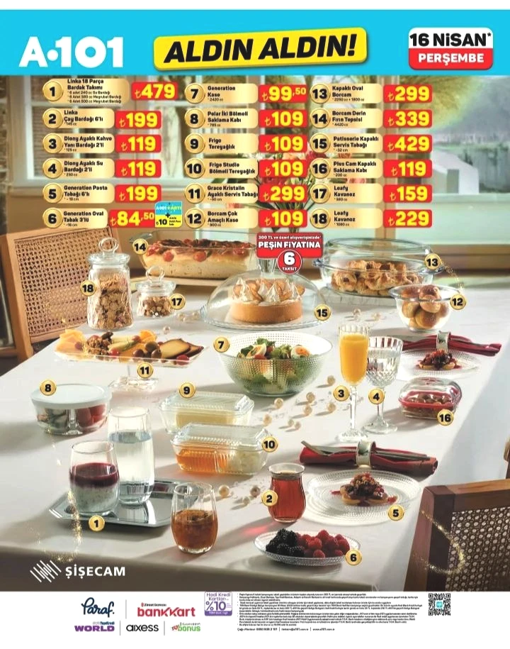 Mutfağınıza modern dokunuş: A101’de 16 Nisan Perşembe Siyah Turbo Cam Ankastre Set fırsatı! - Sayfa 6