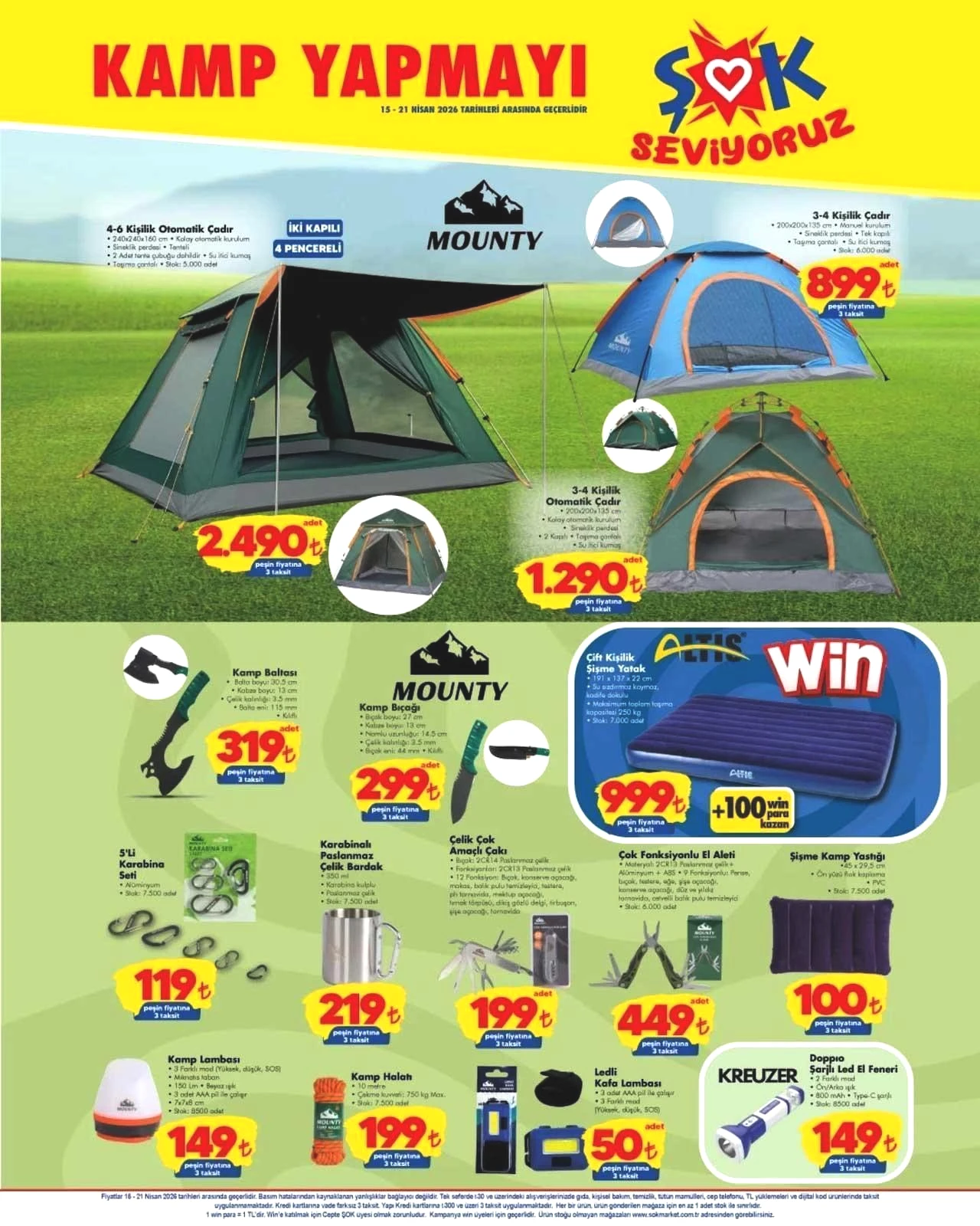 ŞOK 15-21 NİSAN AKTÜEL KATALOĞU