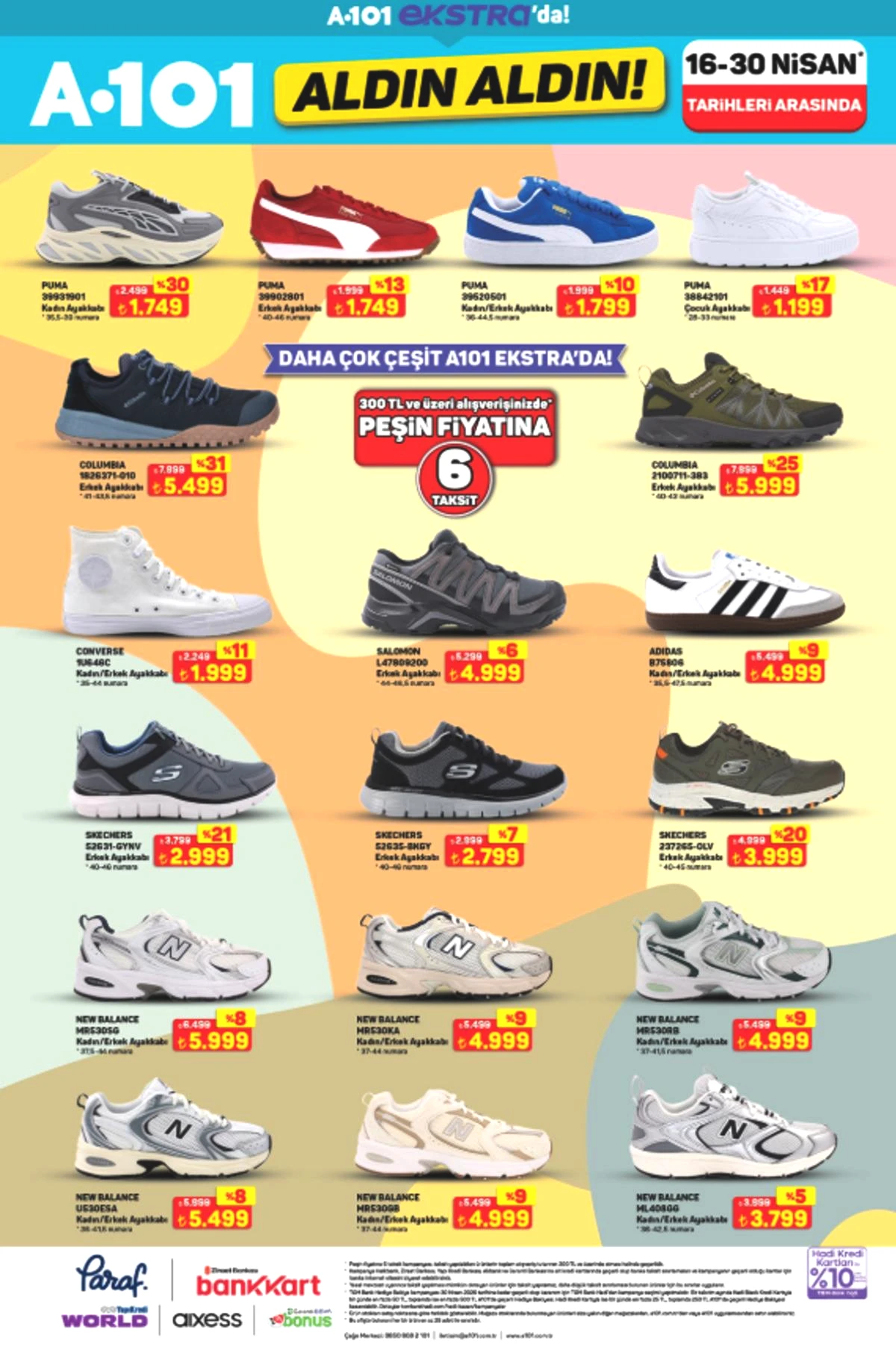 A101 e Columbia ayakkabı geliyor! 16 Nisan 2026 A101 kataloğu 20