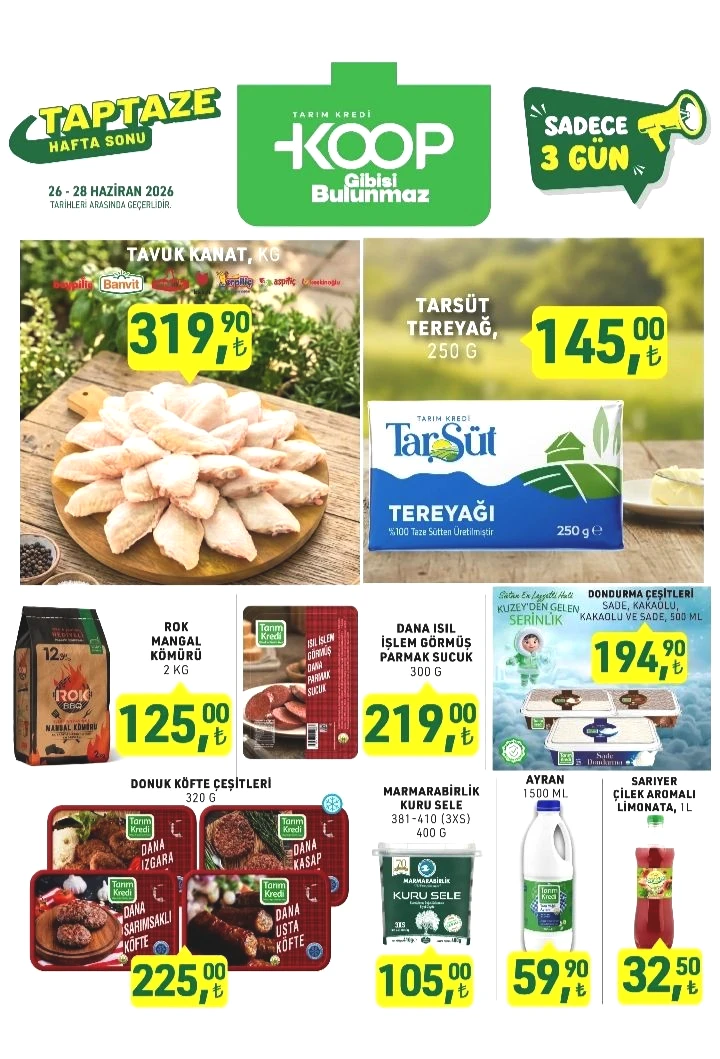 Tarım Kredi’de bugün büyük gün: Gıda ürünlerinde hafta sonuna özel dev indirim fırsatı! - Sayfa 1