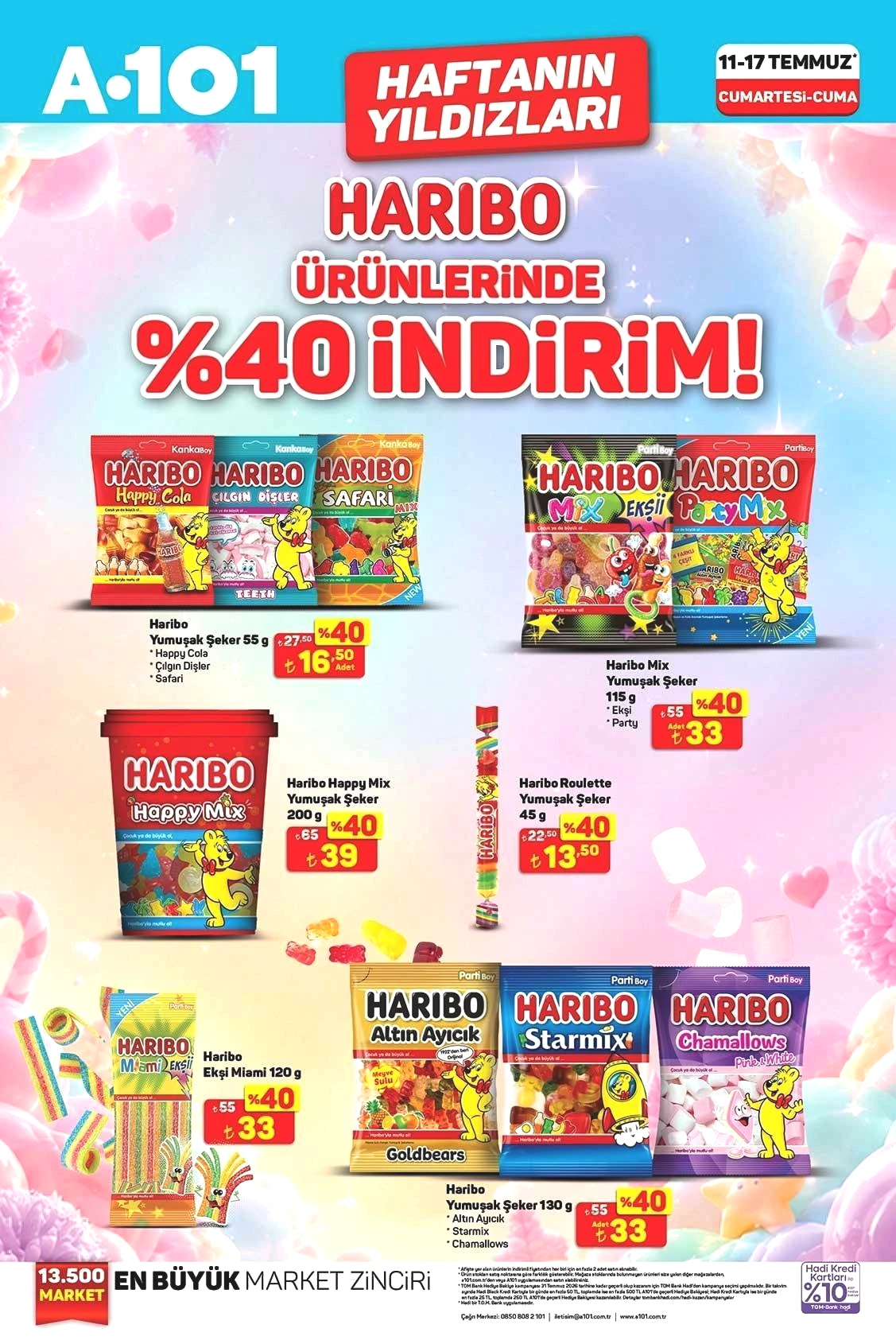 11-17 TEMMUZ A101 HAFTANIN YILDIZLARI