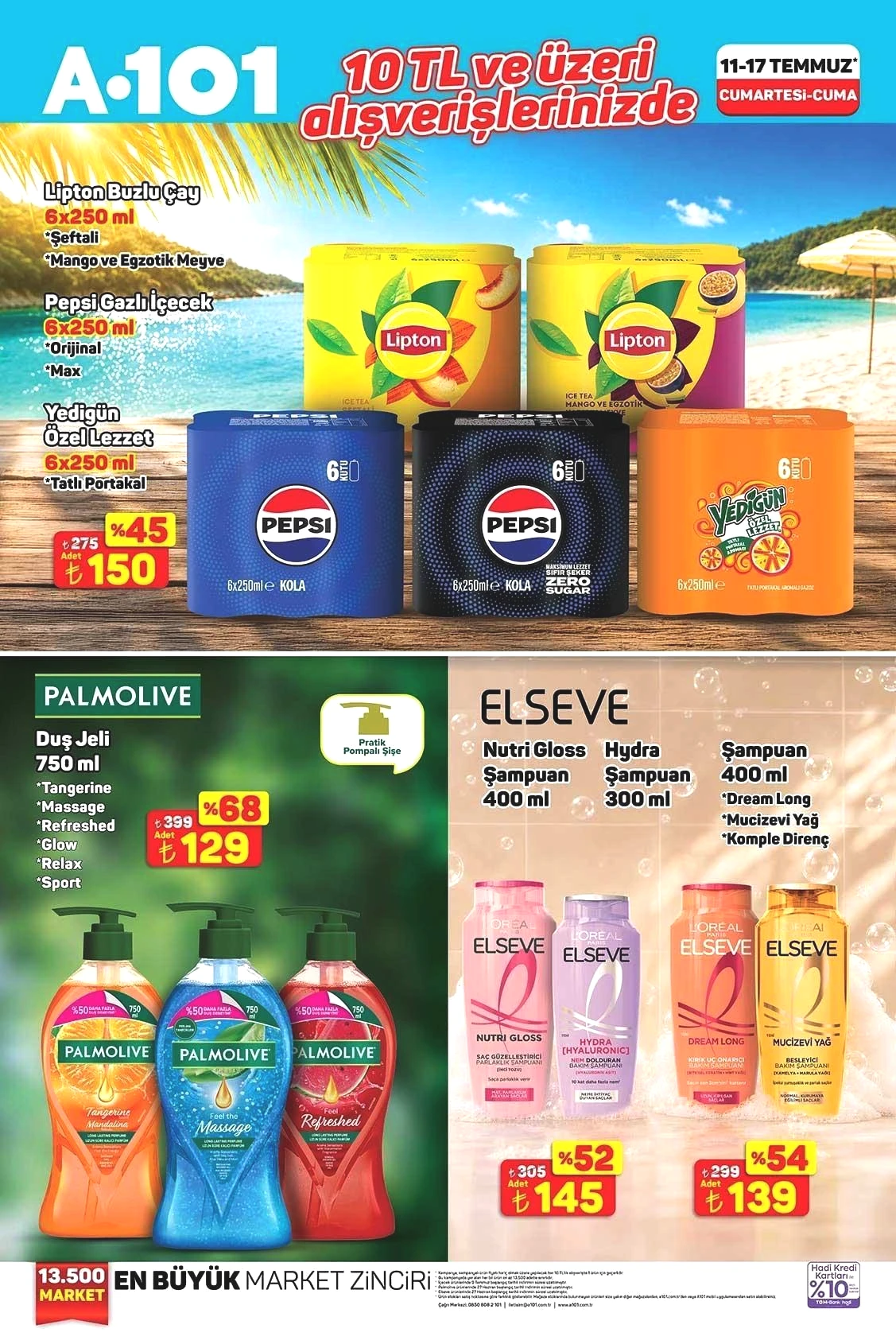 10 TL ÜZERİ ALIŞVERİŞLERDE GEÇERLİ