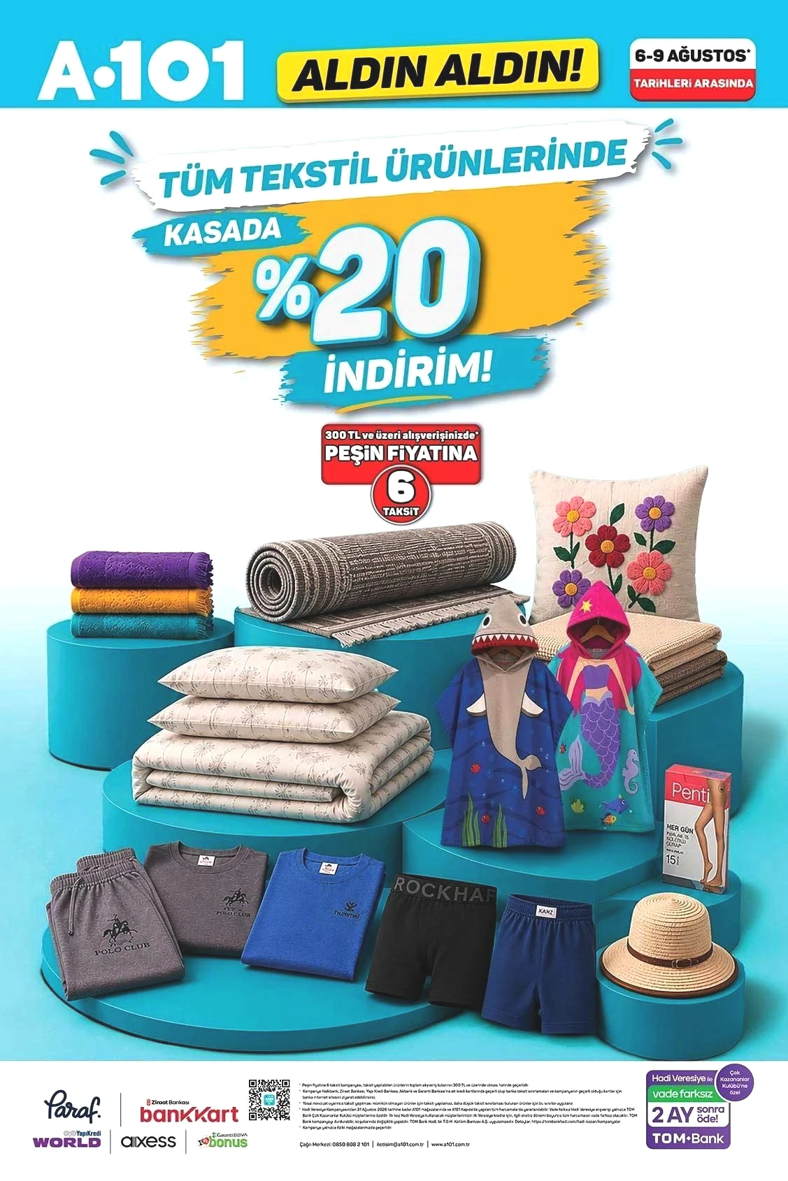 6 AĞUSTOS A101 ALDIN ALDIN AKTÜEL KATALOĞU