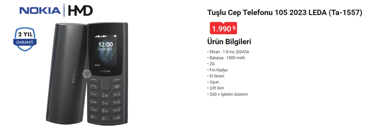 Efsane geri dönüyor: BİM’e 9-15 Ağustos tarihleri arasında nostaljik Nokia Tuşlu Telefon geliyor! - Sayfa 7