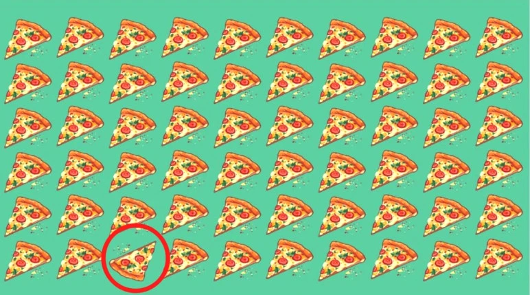 Resimdeki farklı pizzayı yalnızca IQ'su 130 olanlar bulabiliyor - Resim : 5