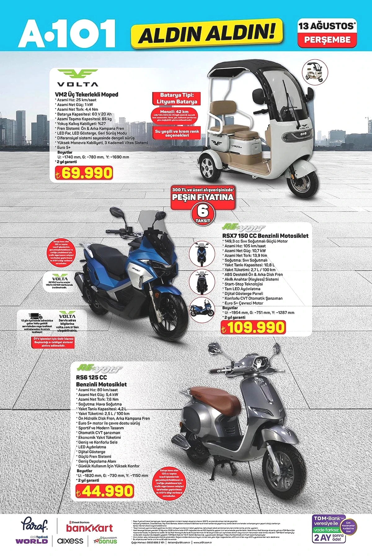 FİYATINA İNANAMAYACAKSINIZ! A101’DEN ‘YOK ARTIK’ DEDİRTECEK MOTOSİKLET İNDİRİMİ (A101 13-19 AĞUSTOS) - Sayfa 3