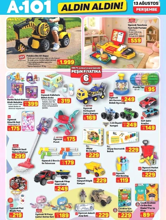 A101 KATALOG YENİ HAFTA HAFTA FIRSATLARI 13 AĞUSTOS 2026 || A101 Aldın Aldın indirim afişi yeni neler var A101 güncel broşürü ile tezgah altı buzdolabı, kırtasiye ürünleri, şarjlı el süpürgesi, kahvaltı takımı geliyor A101 KATALOG YENİ HAFTA HAFTA FIRSATLARI 13 AĞUSTOS 2026 || A101 Aldın Aldın indirim afişi yeni neler var A101 güncel broşürü ile tezgah altı buzdolabı, kırtasiye ürünleri, şarjlı el süpürgesi, kahvaltı takımı geliyor