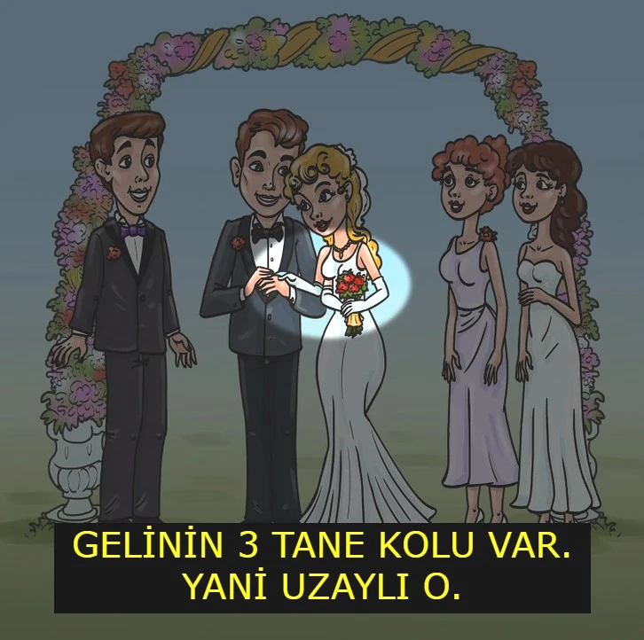 Düğünde gizli uzaylıyı yalnızca bir dahi bulmayı başarıyor - Resim : 5