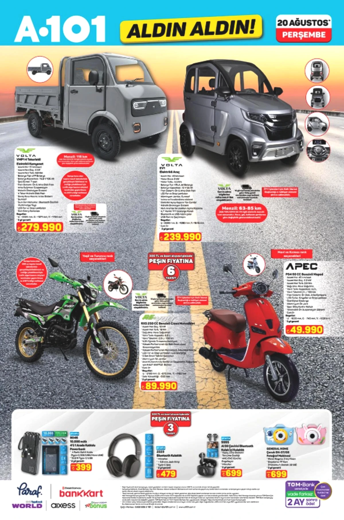 A101 e elektrikli araç geliyor! 20 Ağustos 2026 A101 Aldın Aldın kataloğu  6