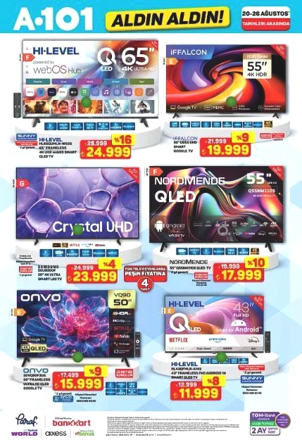 A101 AKTÜEL KATALOG 20 AĞUSTOS 2026 PERŞEMBE