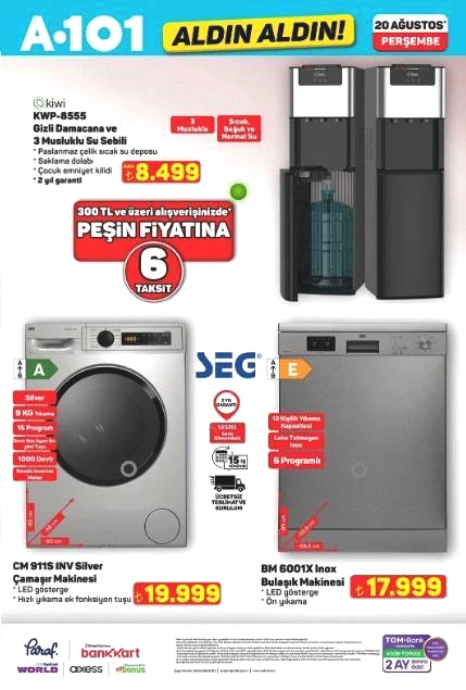 GÜNCEL A101 AKTÜEL KATALOG YENİ ÜRÜNLER: 20 Ağustosta satışta A101de bu hafta hangi ürünler indirime girecek A101 yeni katalog