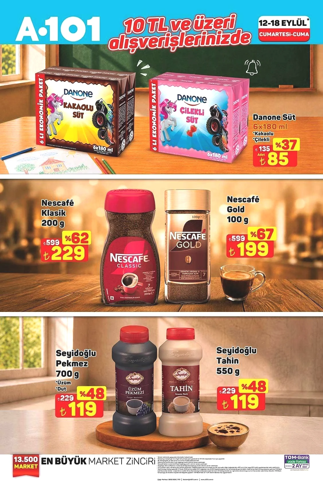 10 TL VE ÜZERİ ALIŞVERİŞLERDE GEÇERLİ
