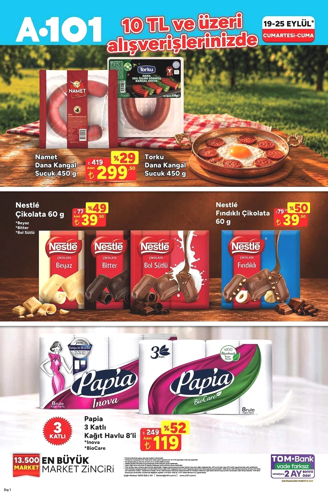10 TL VE ÜZERİ ALIŞVERİŞLERDE GEÇERLİ 10 TL VE ÜZERİ ALIŞVERİŞLERDE GEÇERLİ