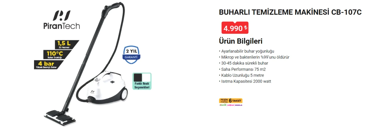 BUGÜN SATIŞTA: BİM’E HALI VE KOLTUK YIKAMA MAKİNESİ GELİYOR! (BİM 20-26 EYLÜL) - Sayfa 12