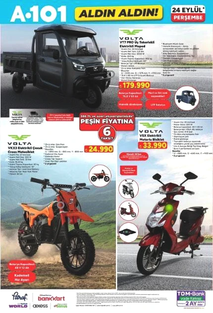 A101 KATALOG BUGÜN SATIŞTA 24 EYLÜL PERŞEMBE: A101 Aldın Aldın bu hafta hangi ürünler indirimde A101 Halı ve Koltuk Yıkama Makinesi, Boyun Masaj Aleti, Kedi ve Köpek Maması...