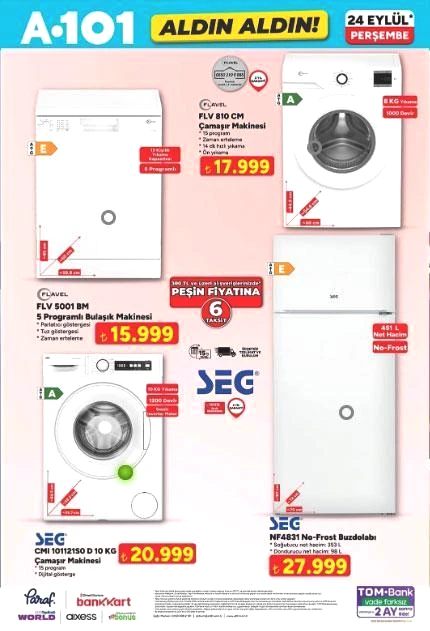 A101 KATALOG BUGÜN SATIŞTA 24 EYLÜL PERŞEMBE: A101 Aldın Aldın bu hafta hangi ürünler indirimde A101 Halı ve Koltuk Yıkama Makinesi, Boyun Masaj Aleti, Kedi ve Köpek Maması...