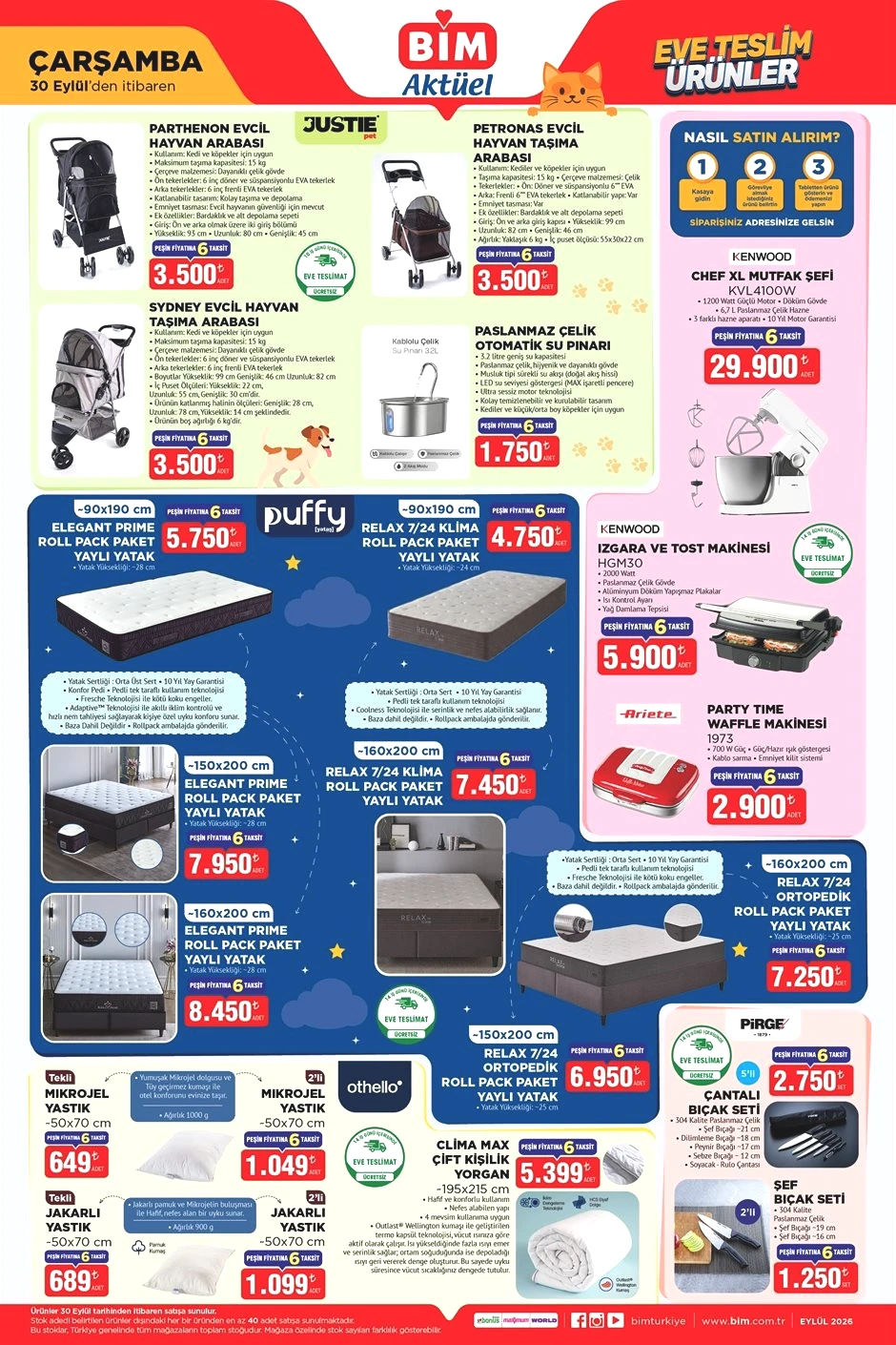 BİM AKTÜEL 30 EYLÜL ÇARŞAMBA KATALOĞU