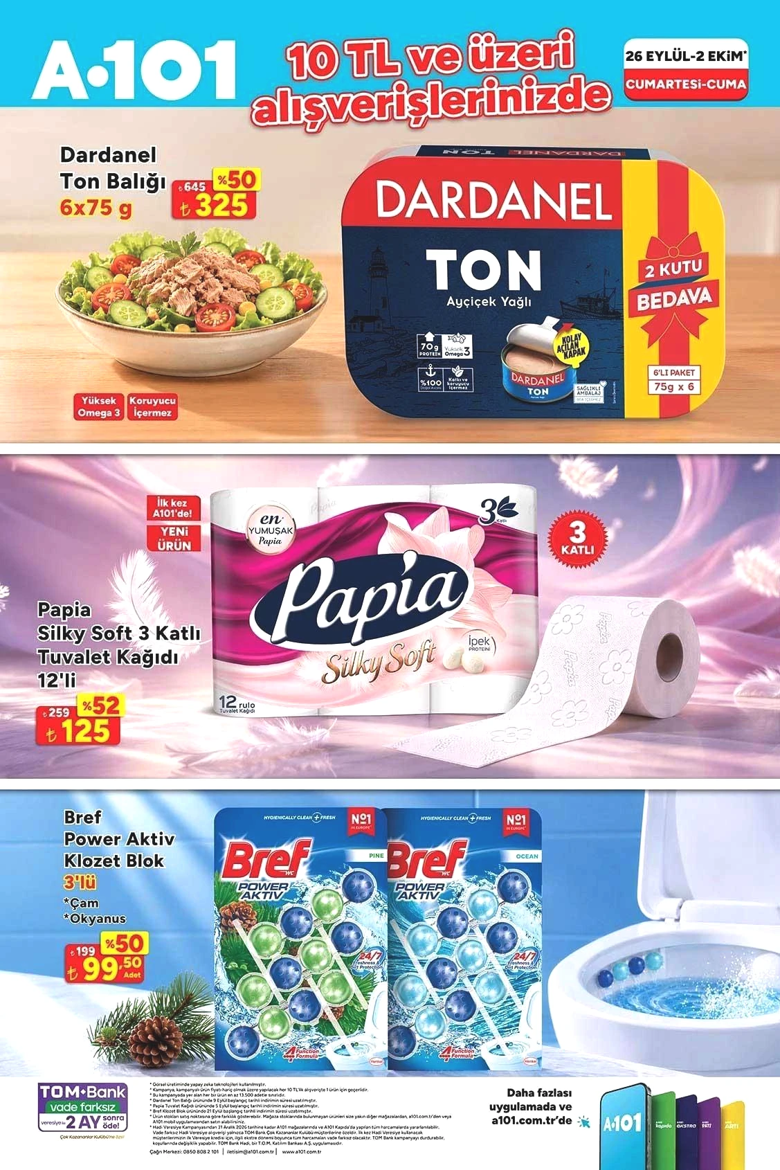 10 TL VE ÜZERİ ALIŞVERİŞLERDE GEÇERLİ