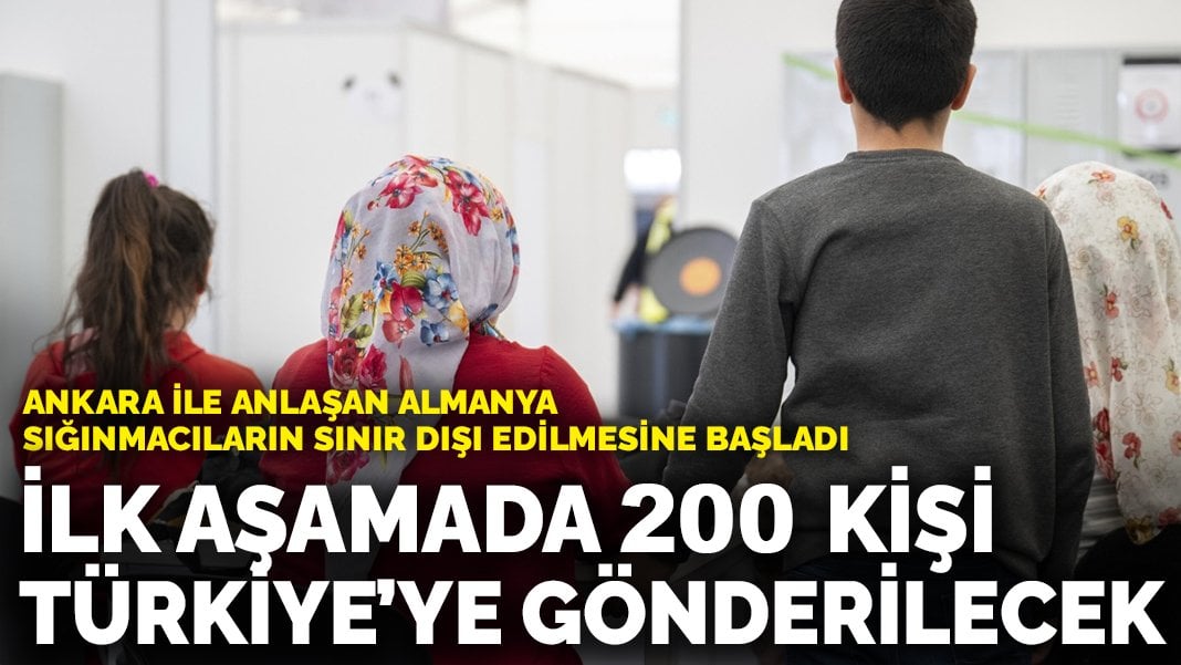 Almanya’nın Ankara ile anlaştığı sığınmacı deportları: İlk partide 200 kişi Türkiye’ye yola çıkıyor!